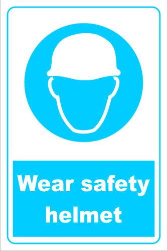 Safety Signs - Use Helmet Safety Signs Manufacturer from Mumbai image.