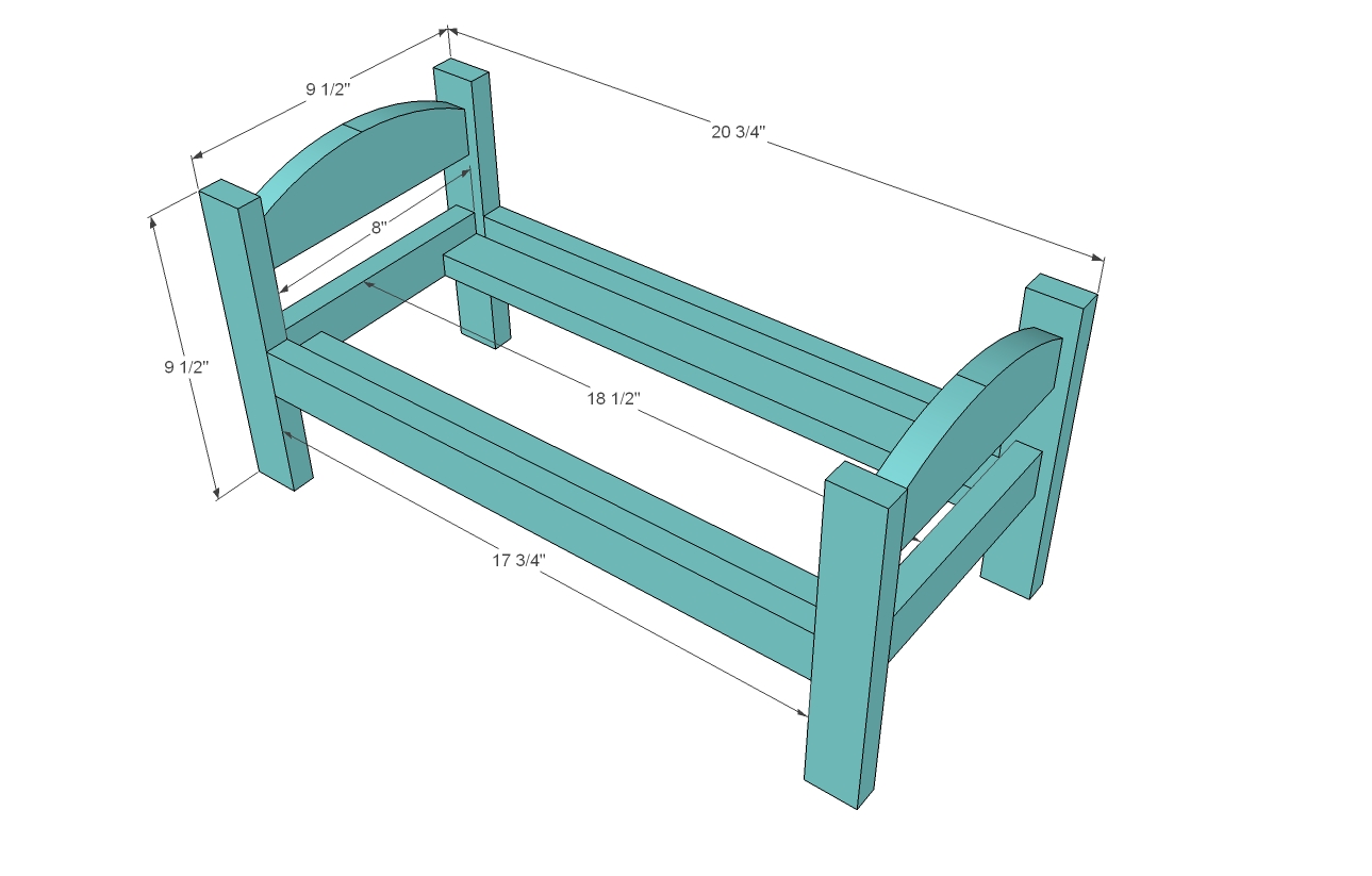 american girl doll bed plans