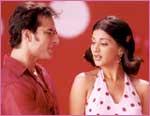 Saif Ali Khan and Sonali Bendre