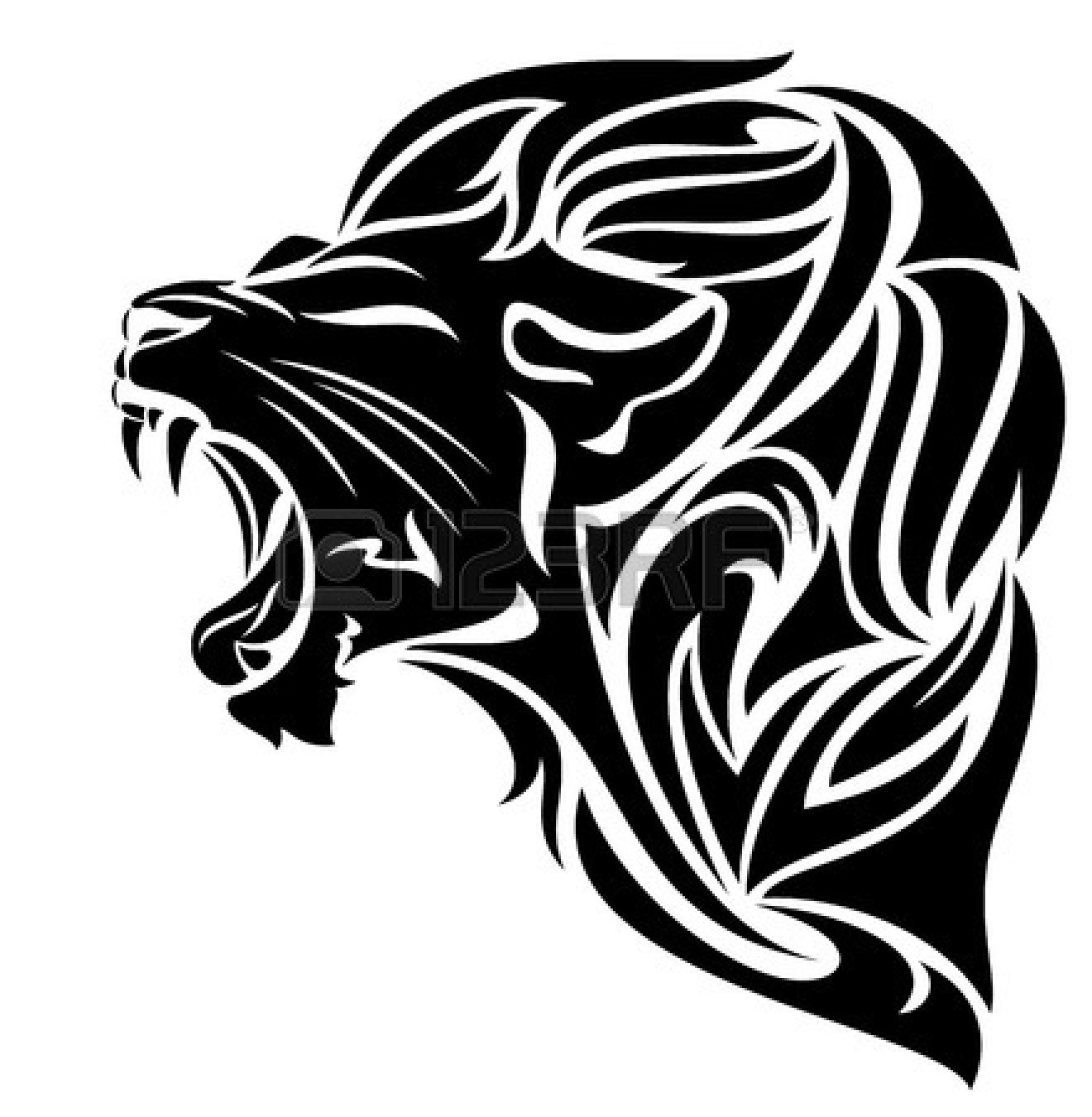 lion%20clipart%20black%20and%20white