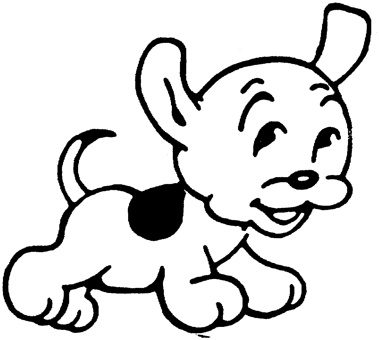 puppy%20face%20clipart%20black%20and%20white