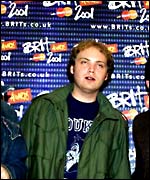 Jonny Buckland at the 2001 Brit Awards