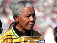 Former president Nelson Mandela