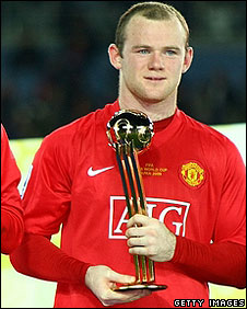 Rooney receives the Golden Ball for his performance