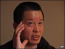 Gao Zhisheng, a human rights lawyer, during his first meeting with the media since he resurfaced two weeks ago, at a tea house in Beijing, China, Wednesday, April 7, 2010