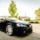 White & Chrome Rims on Acura RSX