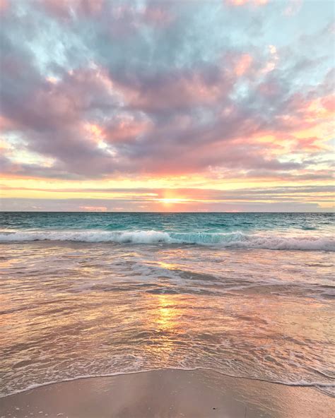 Sunset Beach Aesthetic Wallpaper | PixLith