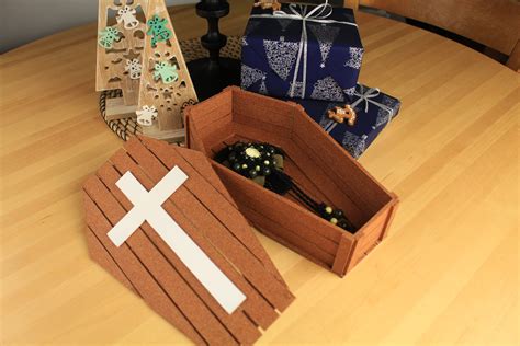 DIY Cardboard Coffin Gift Box PDF, Printable Patterns - Etsy