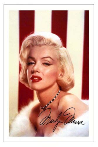 MARILYN MONROE AUTOGRAPH SIGNED PHOTO PRINT POSTER | eBay