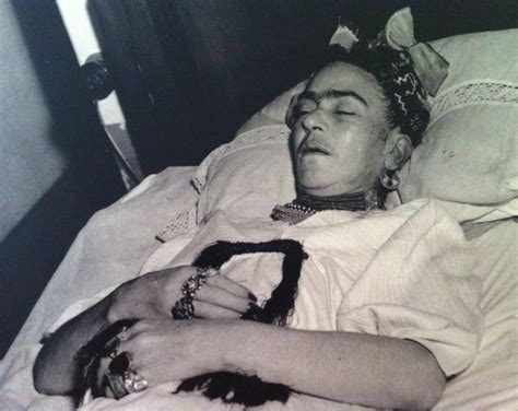 Frida Kahlo on her deathbed (detail) Lola Alvarez Bravo Mexico 1954 ...