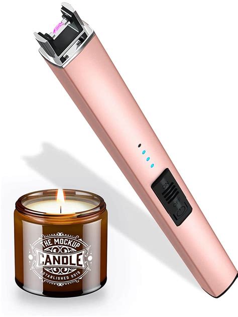 Lighter Candle Lighter, Electric Lighter USB Rechargeable Lighters Have ...