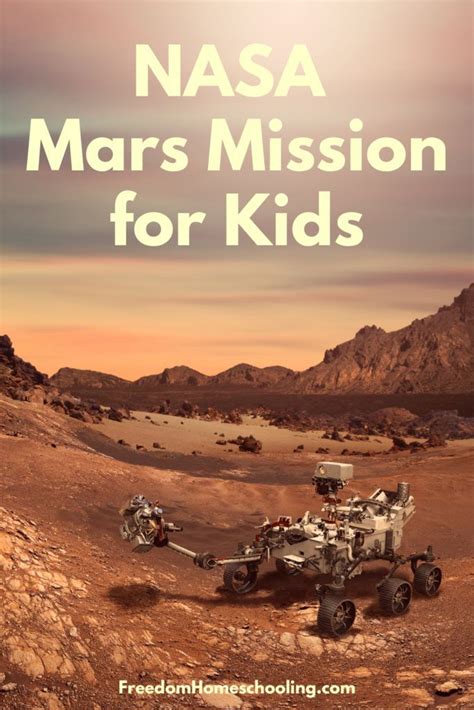 NASA Mars Mission for Kids | Freedom Homeschooling | Mission to mars ...