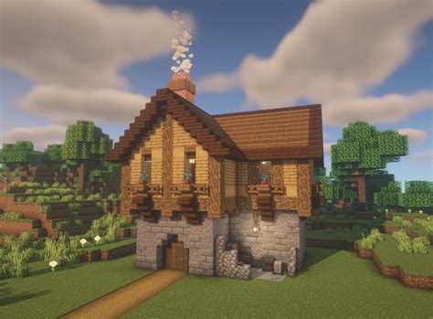 Simple Medieval House : r/Minecraft