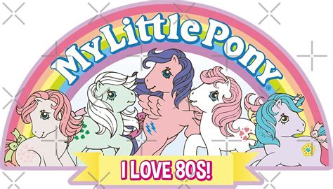 "MY LITTLE PONY - 80s" by hellolen | Redbubble