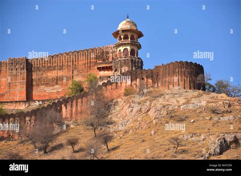 Jaigarh Fort, Amer Fort, Amber Palace, Jaipur, Rajasthan, India Stock ...