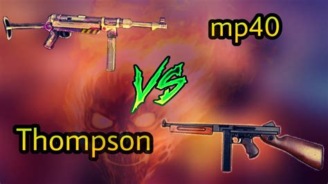 Mp40 vs Thompson which is the best gun comparison video || m79 in ...