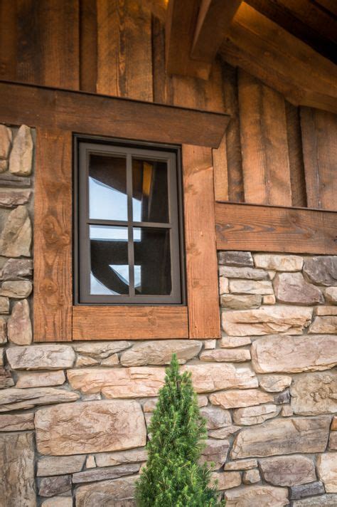 Log Home Exterior Window Trim - we