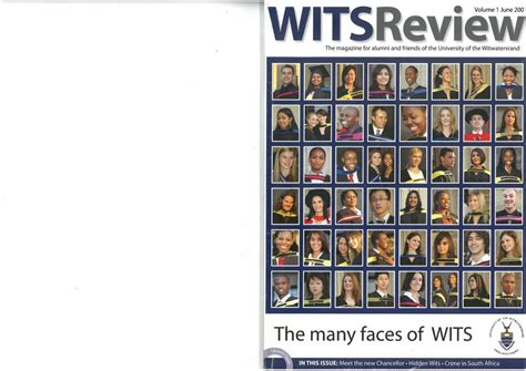 Wits Review June 2007 Volume 1 by Wits Alumni Relations - Issuu