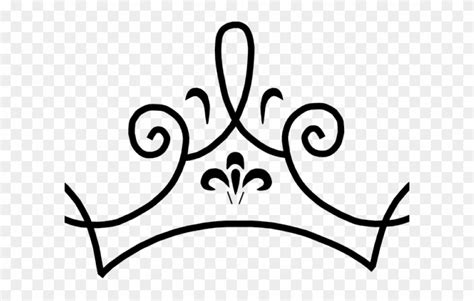 Queen Clipart Outline - Princess Crown Drawing - Png Download (#265648 ...