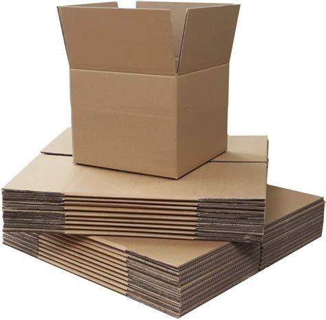 Small Single Wall Shipping Mailing Postal Gift Cuboid Cardboard Cartons ...