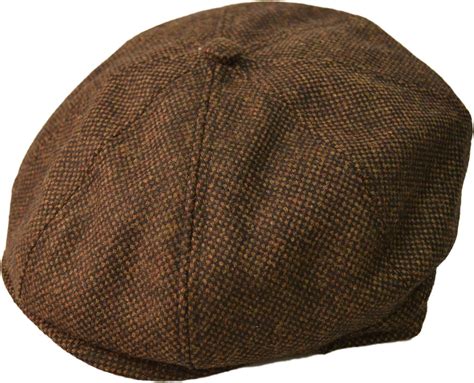 Classic Brown Newsboy Cap