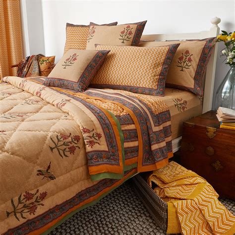 Indian Bedding Sets Handmade Block Printed | Marigold Living