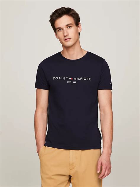 Tommy Hilfiger Logo T-Shirt | Blue | Tommy Hilfiger