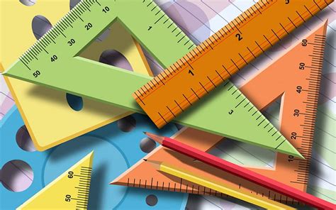 Rulers, scale, geometry, math, HD wallpaper | Peakpx