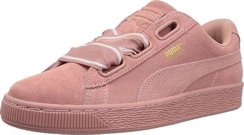 Amazon.com | PUMA Women's Suede Heart Satin Wn Sneaker | Shoes