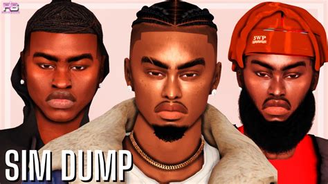 URBAN MALE SIM DUMP - CC FOLDER & SIMS DOWNLOAD | Sims 4 CAS - YouTube