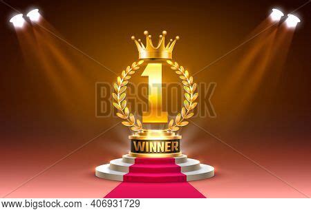 Winner Stage Podium Vector & Photo (Free Trial) | Bigstock