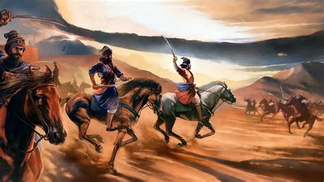 Baba Ajit Singh – The Khalsa Charge – ArtofPunjab, Sikh Warriors, HD ...