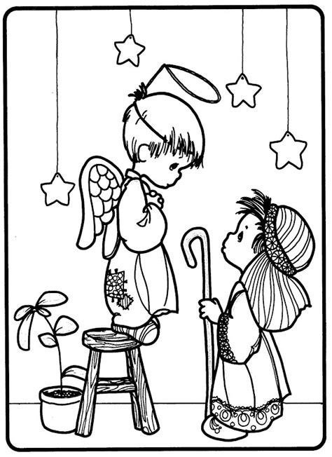 Precious Moments Nativity Scene Coloring Pages at GetColorings.com ...