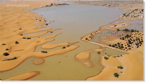 Flooding hits Sahara Desert after extremely rare rainfall in Morocco ...