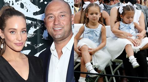 Derek Jeter's wife Hannah, kids make rare public appearance as they ...