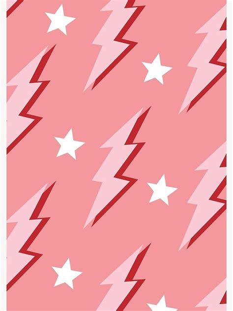 peach pink lightning bolt pattern by rachel hunt | Preppy wallpaper ...