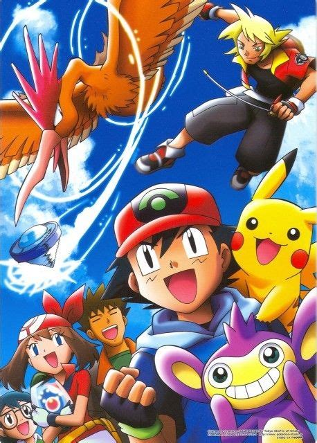 the pokemon movie poster with various characters