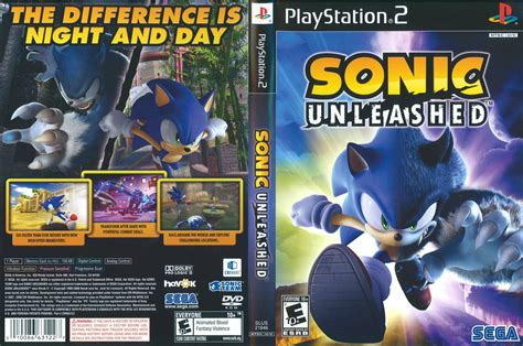 Sonic Unleashed PS2 cover