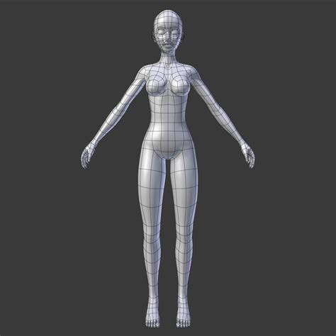 a female mannequin is standing on a black background in this 3d model image