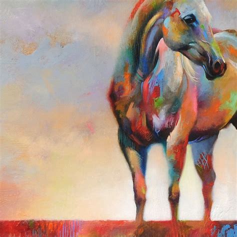 The Crossing • Abstract Horse Art Giclée Print • Free Shipping — Art2D ...