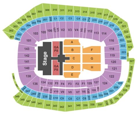 Us Bank Stadium Seat Map - Maps Model Online