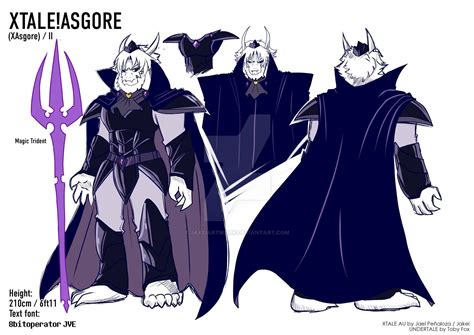 XTALE ASGORE Reference Sheet by JakeiArtwork on DeviantArt | Undertale ...