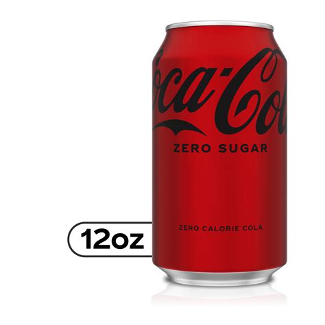 Coca-Cola Zero Sugar Soda Pop, 12 fl oz Can - Walmart.com