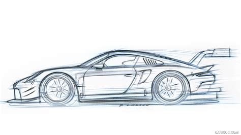 Porsche 911 RSR | 2017MY | Design Sketch