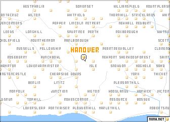 Hanover (Jamaica) map - nona.net