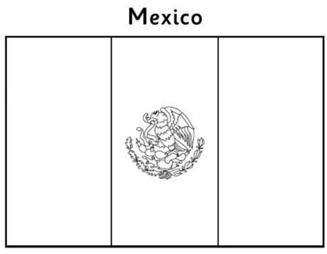 Mexican Flag Coloring Page | K5 Worksheets