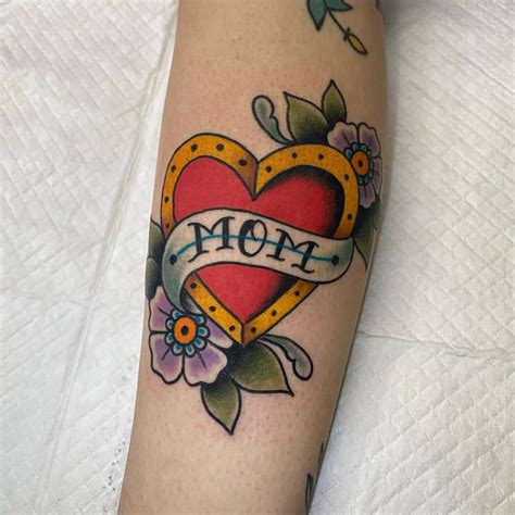 Top 45+ Best Mom Heart Tattoo Ideas - [2021 Inspiration Guide]