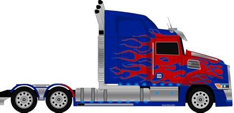 Futuristic Optimus Prime Truck Concept