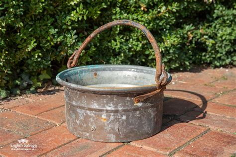 Selection of antique copper pots