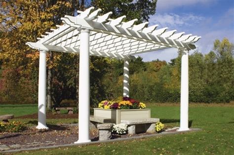 White Vinyl Pergola Kits - Pergola Gazebo Ideas